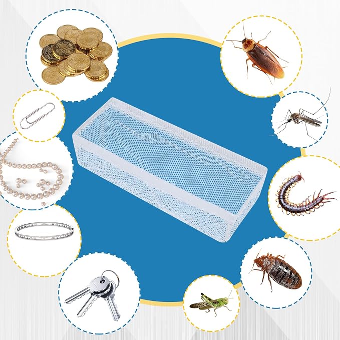 Zonon 12 Pcs 4 x 10 Inch Floor Register Trap Cover Vent Screen - Image 6