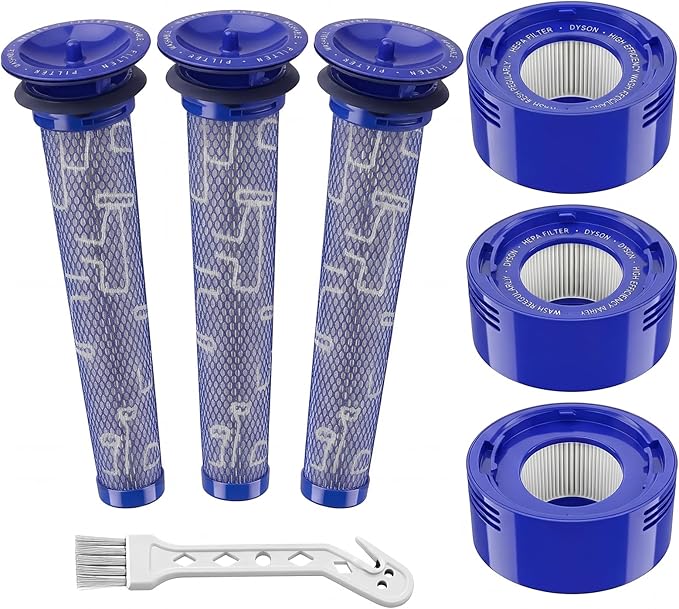 6 Pack Vacuum Filter Replacement Kit by Hechuang