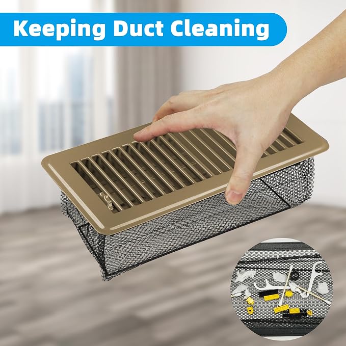 Floor Vent Screen Net 2''x12'', Air Vent Filter Mesh - Image 7