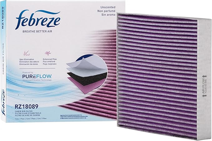 Febreze Odor Control Cabin Air Filter by PUREFLOW RZ18089 Fits 2021-2026 Nissan by Febreze