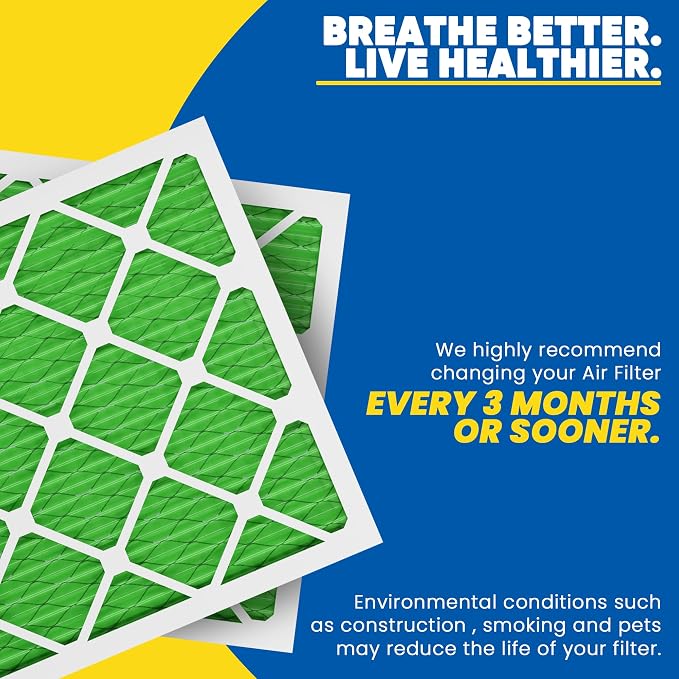 Maycold MERV 13 16x20x1 Air Filter, High-Efficiency Pleated AC & Furnace Filters - Image 6