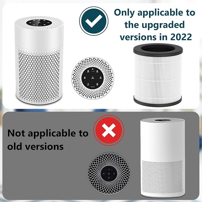 2 Pack HEPA Replacement Filter for MEGAWISE EPI235A 2022 Updated Version Air - Image 2