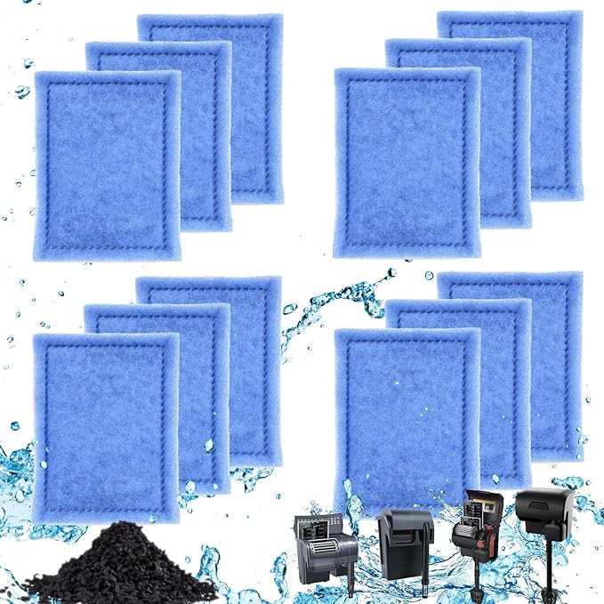 12 PCS Aquarium Filter Cartridge Filters, Rite-Size B Fish Tank Filter Cartridge by Unknown