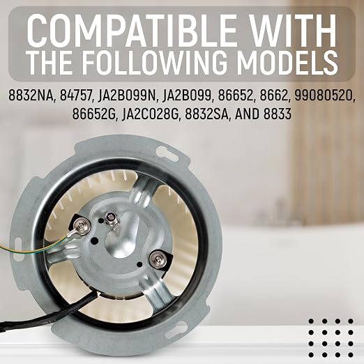Upgraded 8832NA Bathroom Fan Motor, Compatible - Image 3