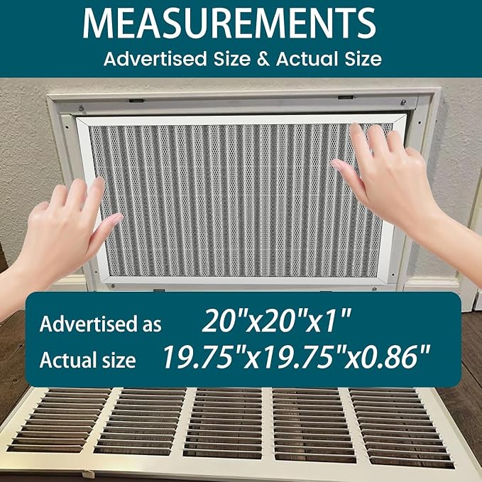 20X20X1 Air Filter-MERV 8, Washable & Reusable Electrostatic Air Filter - Image 4