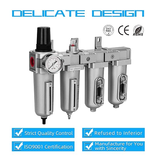 NANPU 1/2" NPT Industrial Grade 4 Stage Air Drying System - Image 6