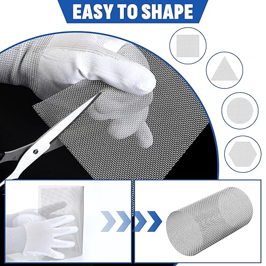 20 Mesh 304 Stainless Steel Mesh Screen, 15.7'' x 142'' Wire Screen Mesh - Image 4