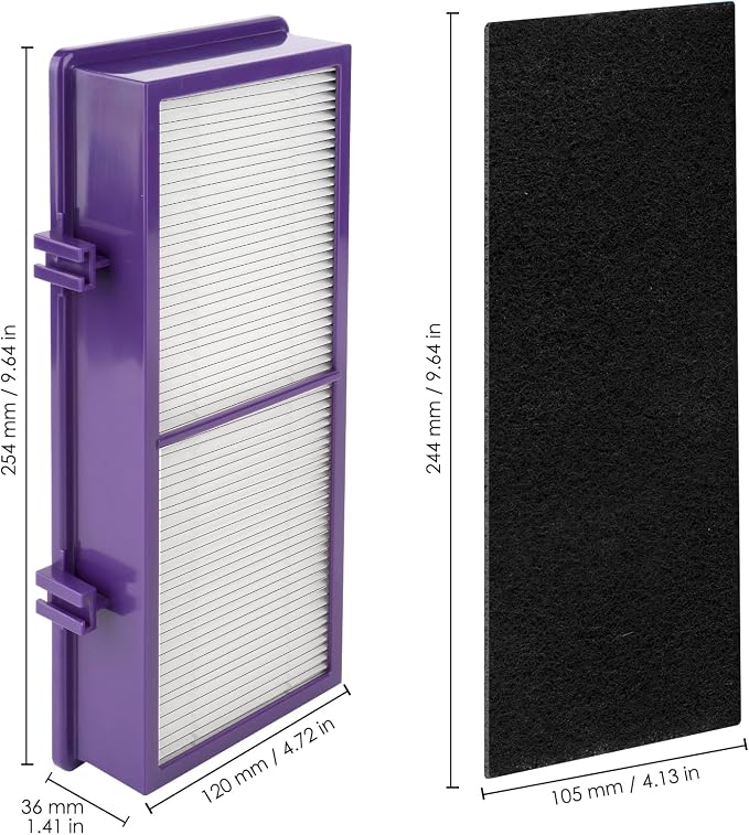 AER1 Filter 5 HEPA Filters + 10 Carbon Booster Filters Compatible - Image 7