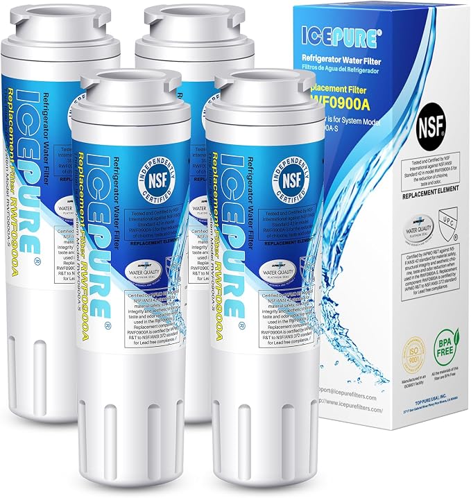 ICEPURE UKF8001 Refrigerator Water Filter Replacement by ICEPURE