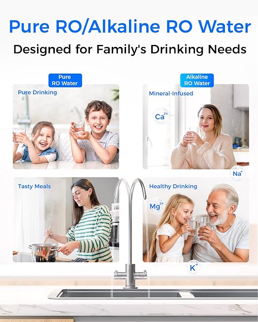 Waterdrop WD-T4-A Alkaline pH+ Reverse Osmosis Water Filter, NSF/ANSI 372 - Image 4