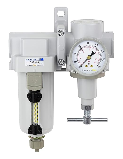 PneumaticPlus SAU420T-N06G-MEP Compressed Air Filter Regulator Combo 3/4" NPT - Image 2