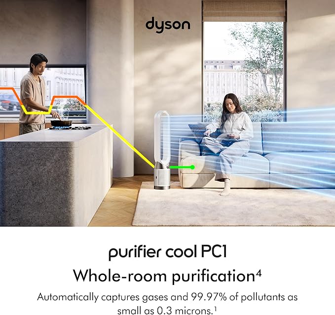 Dyson Purifier Cool PC1, HEPA Air Purifier Tower Fan, App and remote controlled - Image 2
