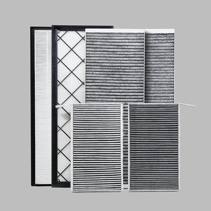 VION Tesla Model Y Air Filter Kit 6-Pack – Dual System Front Trunk HEPA + - Image 9