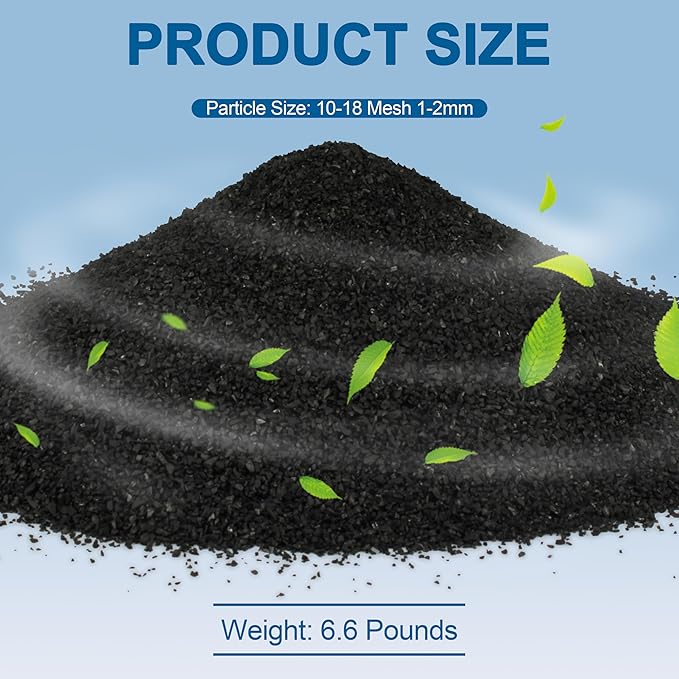 6.6 Lbs Bulk Activated Charcoal Water Distiller Charcoal Filters Media - Image 3