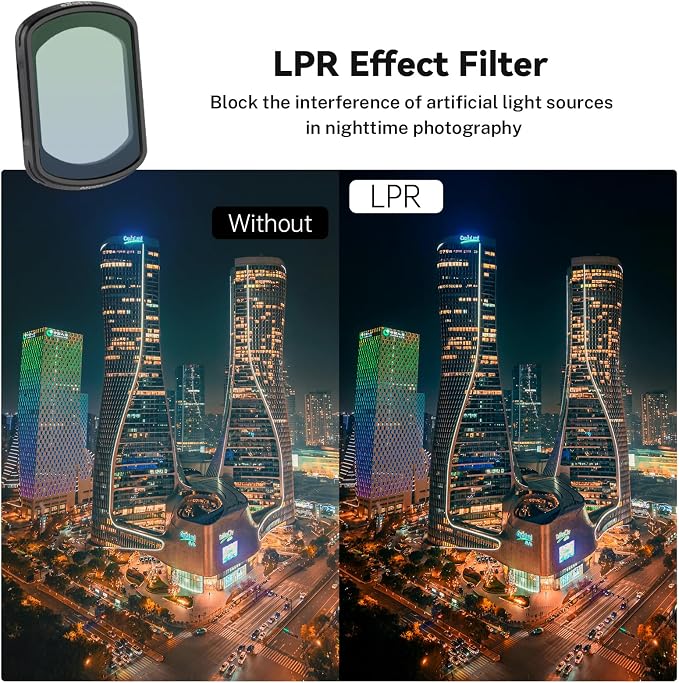 Haoge Magnetic Filter Set for DJI Osmo Pocket 3, Includes 1/4 Black Mist Filter - Image 7