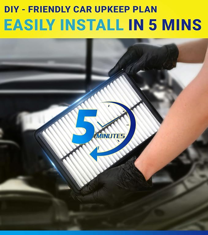 Engine Cabin Air Filter Set for Rogue 2.5L Gas/ 2.0L Hybrid, Rogue Sport - Image 5