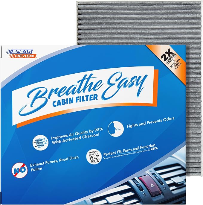 Spearhead Odor Defense Breathe Easy Cabin Filter | Fits 08-17 Enclave, 09-17 by SPEARHEAD