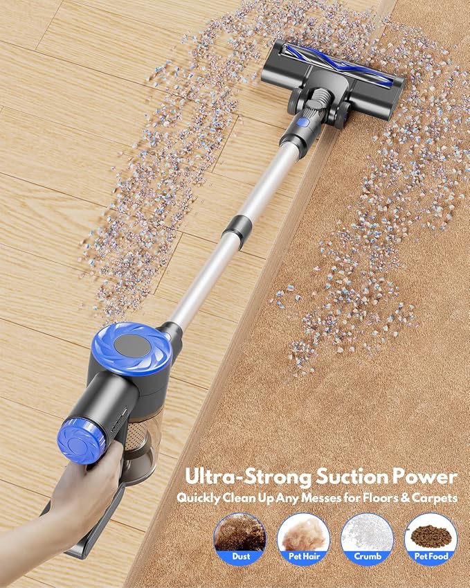 Cordless Vacuum Cleaner, Power Suction Stick Vacuum Cleaners - Image 2