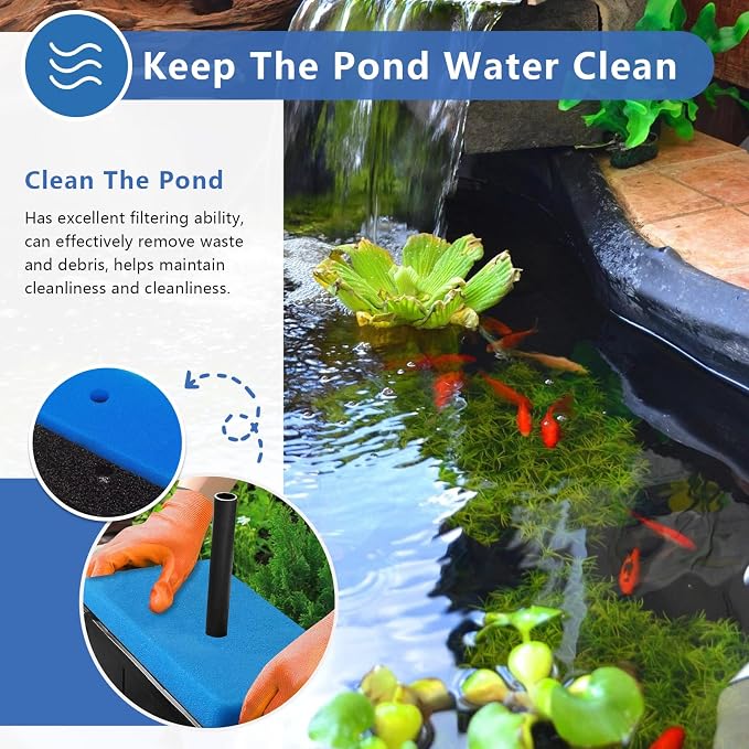 2 Sets Replacement Pond Filter Pads - Image 7