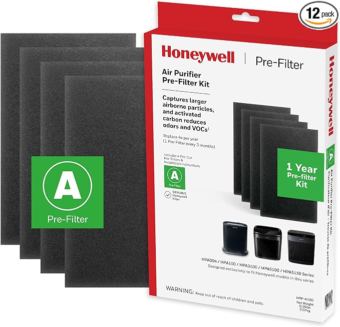 Honeywell HRF-A100 Air Purifier Pre Kit Filter by HoneywellPluggedIn