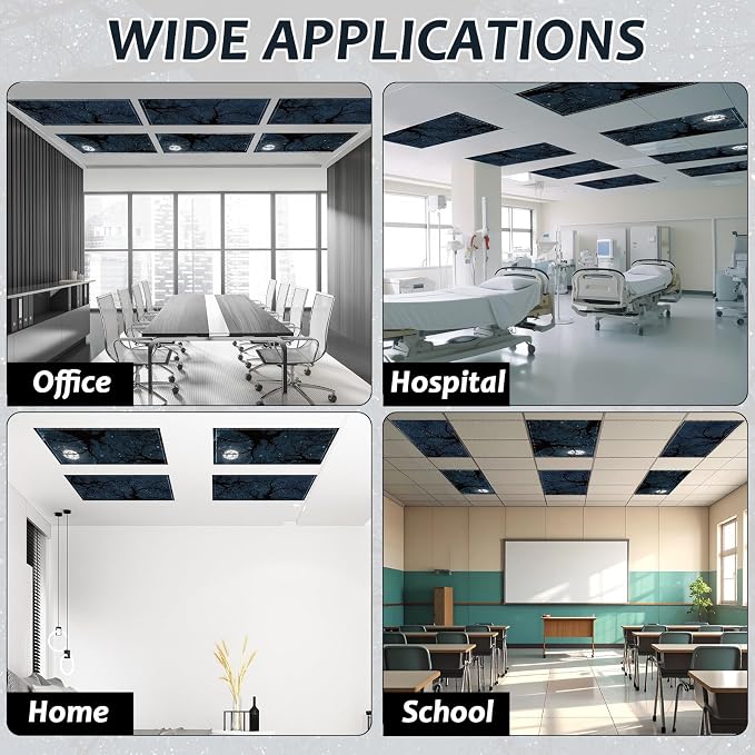 8 Pcs Fluorescent Light Covers - Image 5