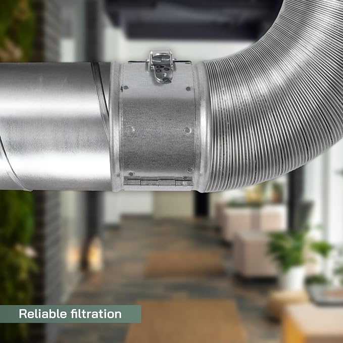 Vent Systems 8" Inch Inline Air Filter - Image 3