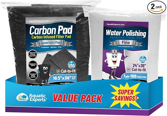 Aquarium Carbon Pad by AquaticExperts