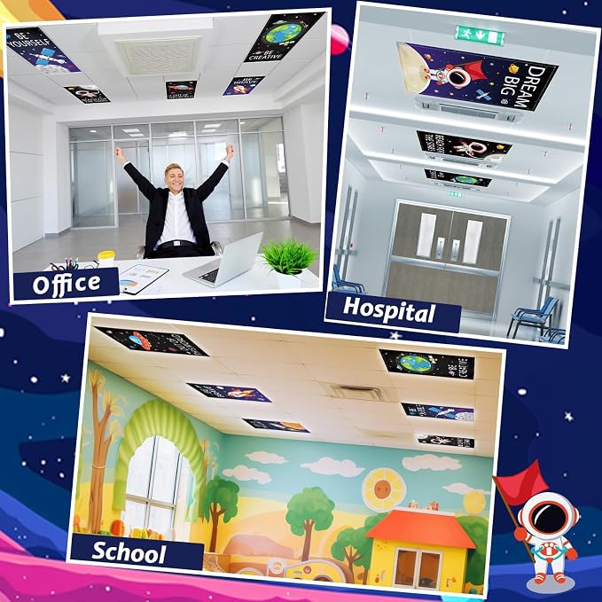 8 Pcs Fluorescent Light Covers - Image 4