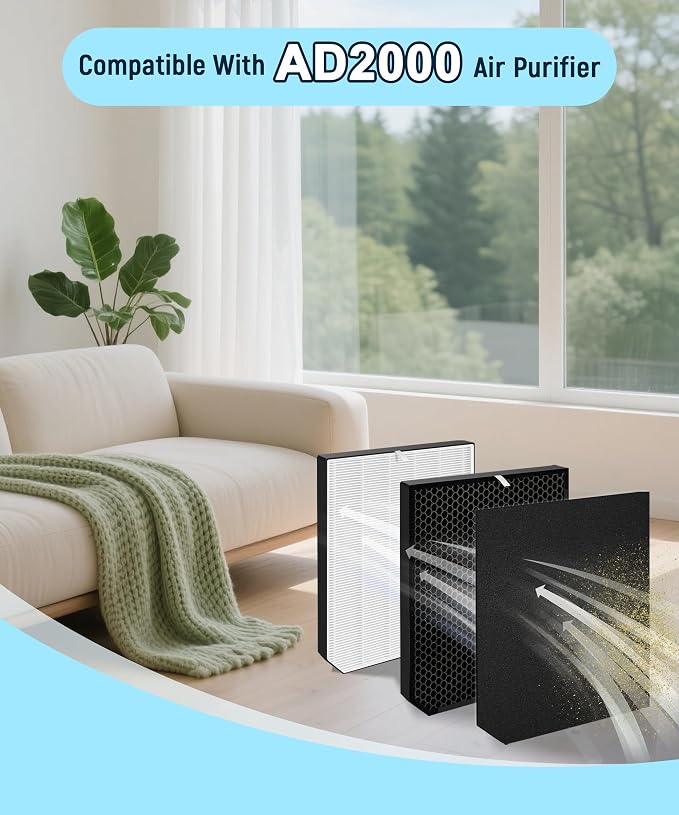 AD2000 Replacement Filter for Air Doctor 2000 & 2000i, 5 Pack | - Image 3