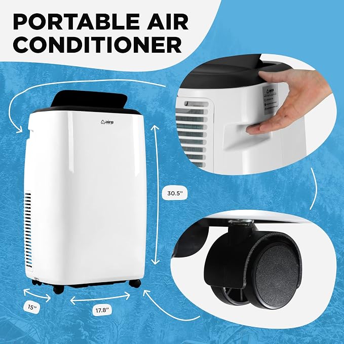 Portable Air Conditioners 10000 BTU AIRO COMFORT, AC Unit Floor Standing - Image 9
