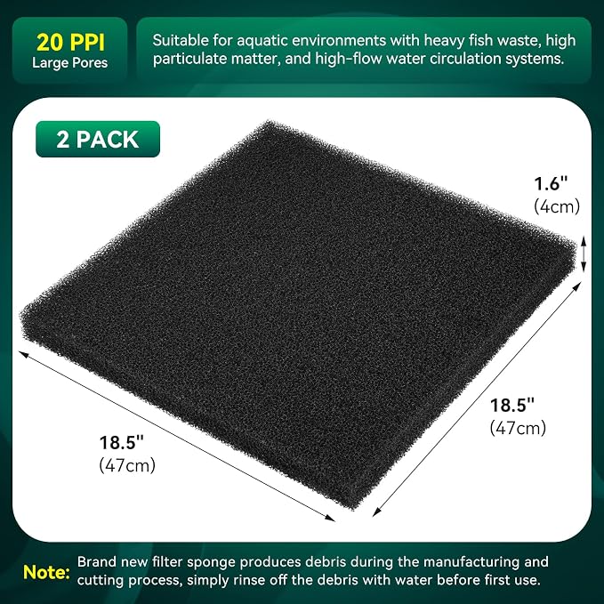 Borlech Aquarium Bio Filter Sponge Pad - Image 9
