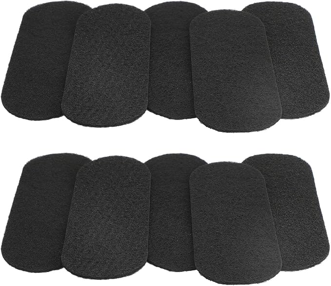 10pcs Ceiling Fan Filters, Activated Coconut Shell Carbon Filter, Easy Stick - Image 4