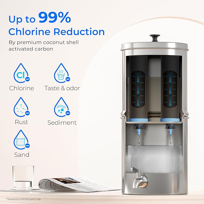 Waterdrop Gravity-fed Water Filter System, Increase PH, - Image 3