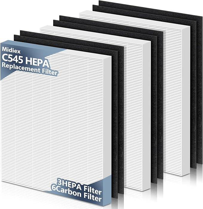 C545 HEPA Replacement Filter S for Winix C545 Air Purifier, Replace Replacement by MidiexHEPAFilters