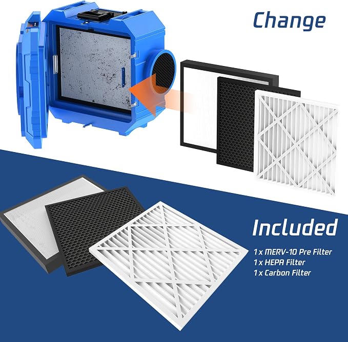 Hepa Air Scrubber 800CFM Commercial Air Purifier - Image 5