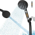 Hibbent Filtered Shower Head with Handheld, High Pressure 10 Spray Showerhead with Filters, Water Softener for Hard Water-Remove Chlorine, Reduces Dry Itchy Skin, Oil-Rubbed Bronze