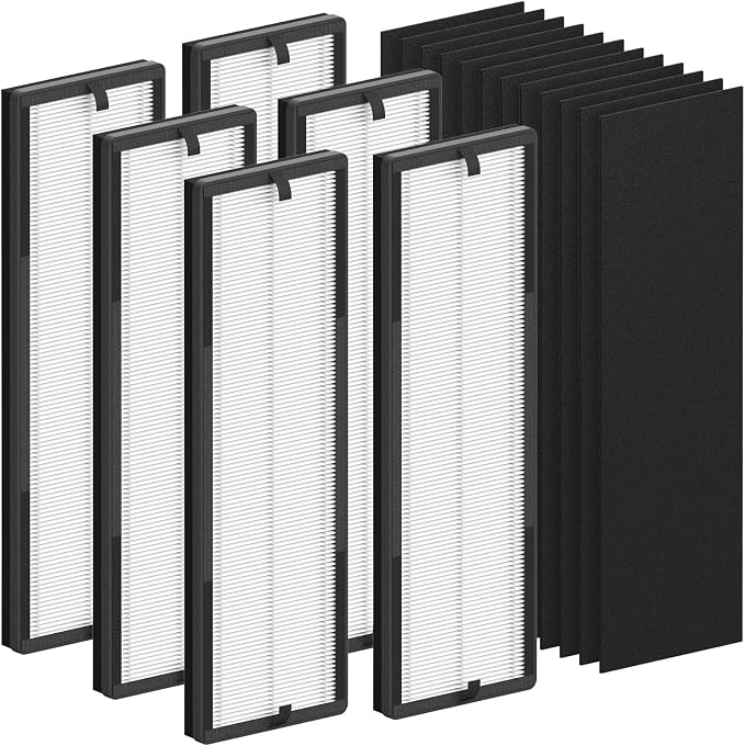 6 Packs NEA-F1 True HEPA Replacement Filter Compatible by FCFMY