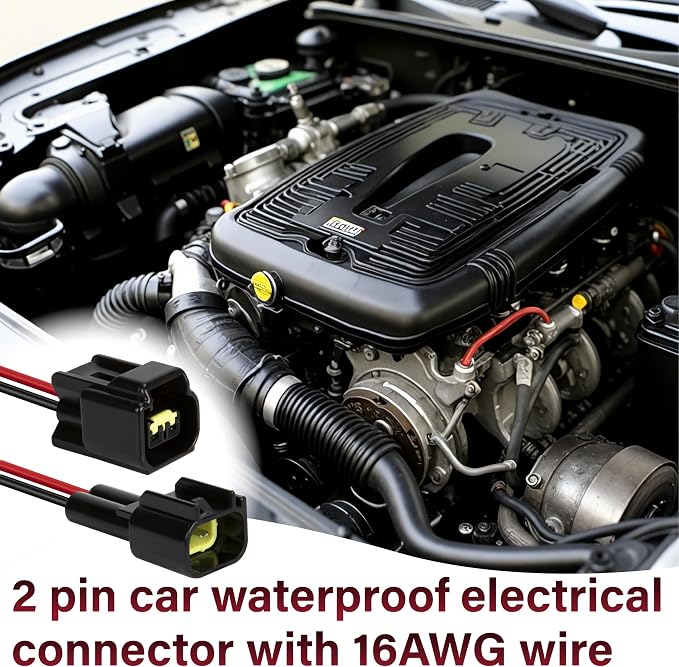5PCS 2 Pin Waterproof Electrical Connectors, 16 AWG 2 Pin Connector, Male - Image 6