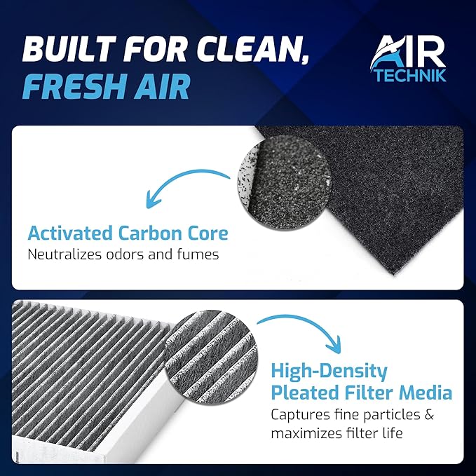 AirTechnik 97133-S8000 Cabin Air Filter w/Activated Carbon | Fits 2020-2025 - Image 4