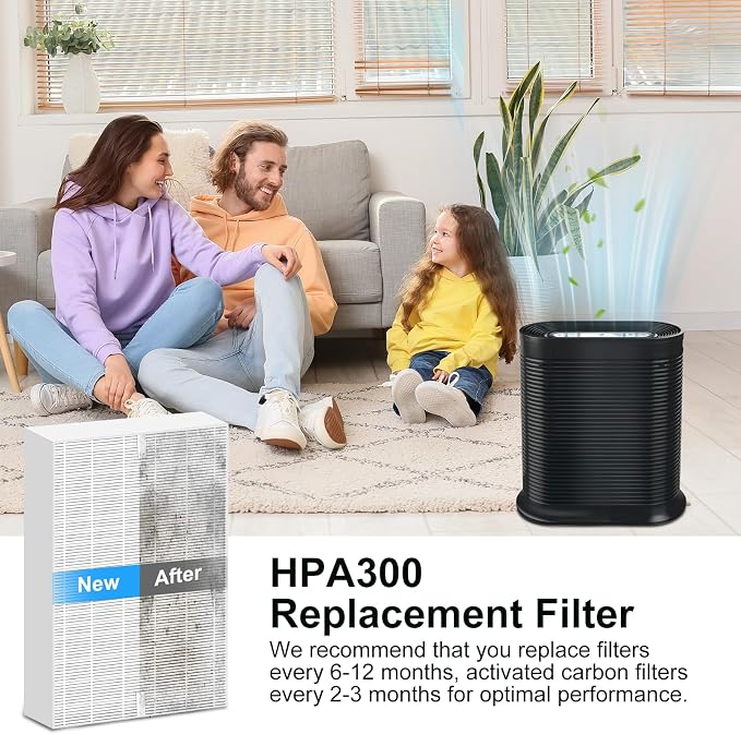 HPA300 Filter Replacement for Honeywell HPA300 Series, Precut Activated Carbon - Image 6