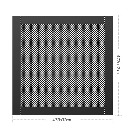 MoKo 120mm Dust Filter for Computer Cooler Fan, Magnetic Frame PC Fan Dust Mesh - Image 5