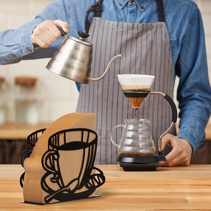 1 PCS Coffee Filter Holder, Coffee Paper Storage Rack Coffee Filter Paper - Image 3