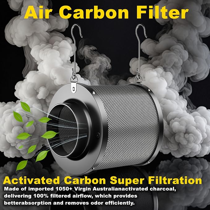Air Filtration Kit, 8 Ft Ducting & Rubber Coupler, Air Cooling and Filtration - Image 3