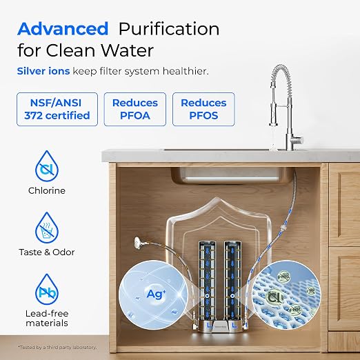 Waterdrop DST Under Sink Water Filter System, Under Sink Water Filtration System - Image 2