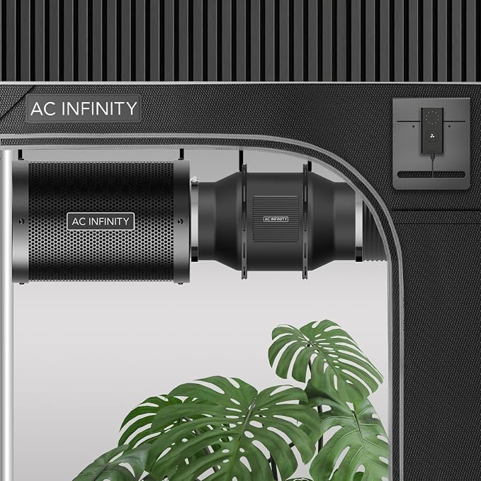 AC Infinity Air Filtration Kit 4”, CLOUDLINE LITE Inline Fan and Carbon Filter - Image 8