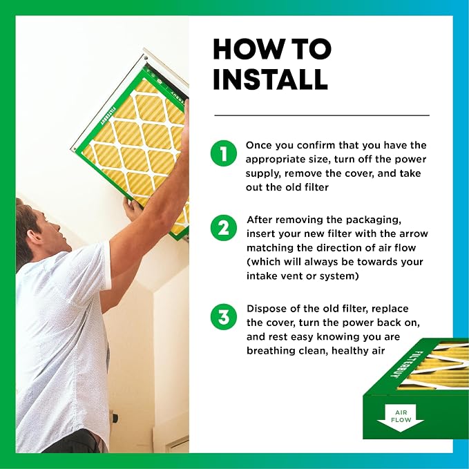 Filterbuy 14x24x1 Air Filter MERV 11 Superior Pet & Allergy Defense, - Image 5