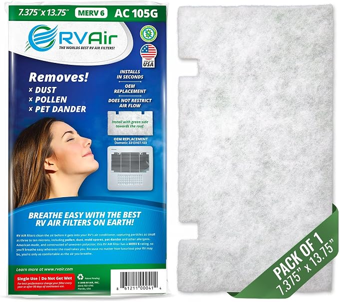 AC Filter - Air Conditioner Replacement Filters - RV Air Cleaner - Camper by RVAair