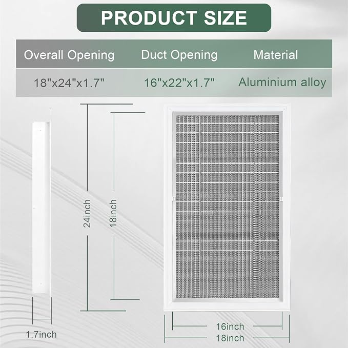 18"x24" Gable Vent - Image 2