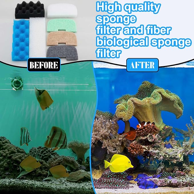 50 Pcs Compatible with Fluval 206/207 Filter Media Canister Filter Maintenance - Image 3