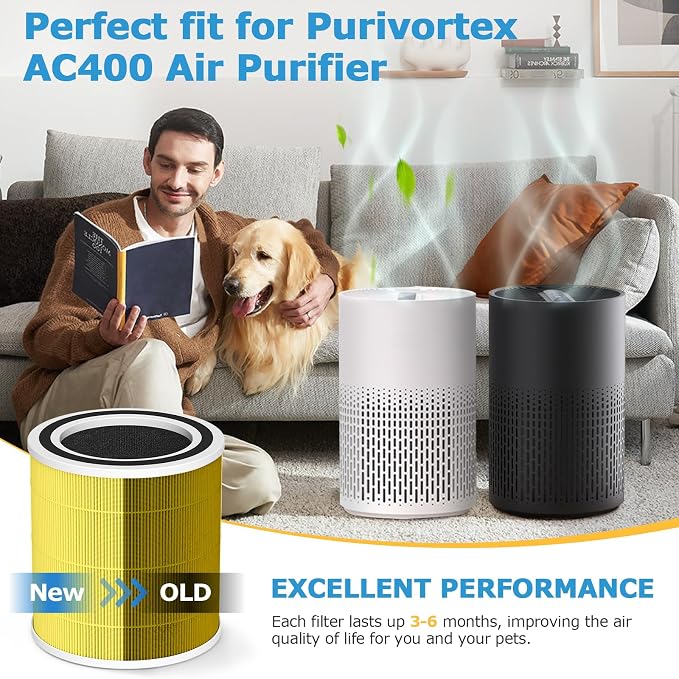 2 Pack AC400 Pet Care Replacement Filter - Image 4